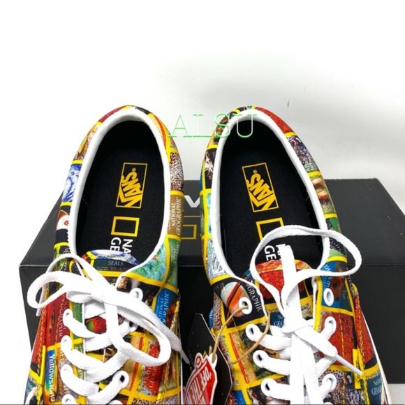 VANS National Geographic Collaboration Women's Era Red Nat Size 6.5 VN0A4U39WJZ - Picture 8 of 11